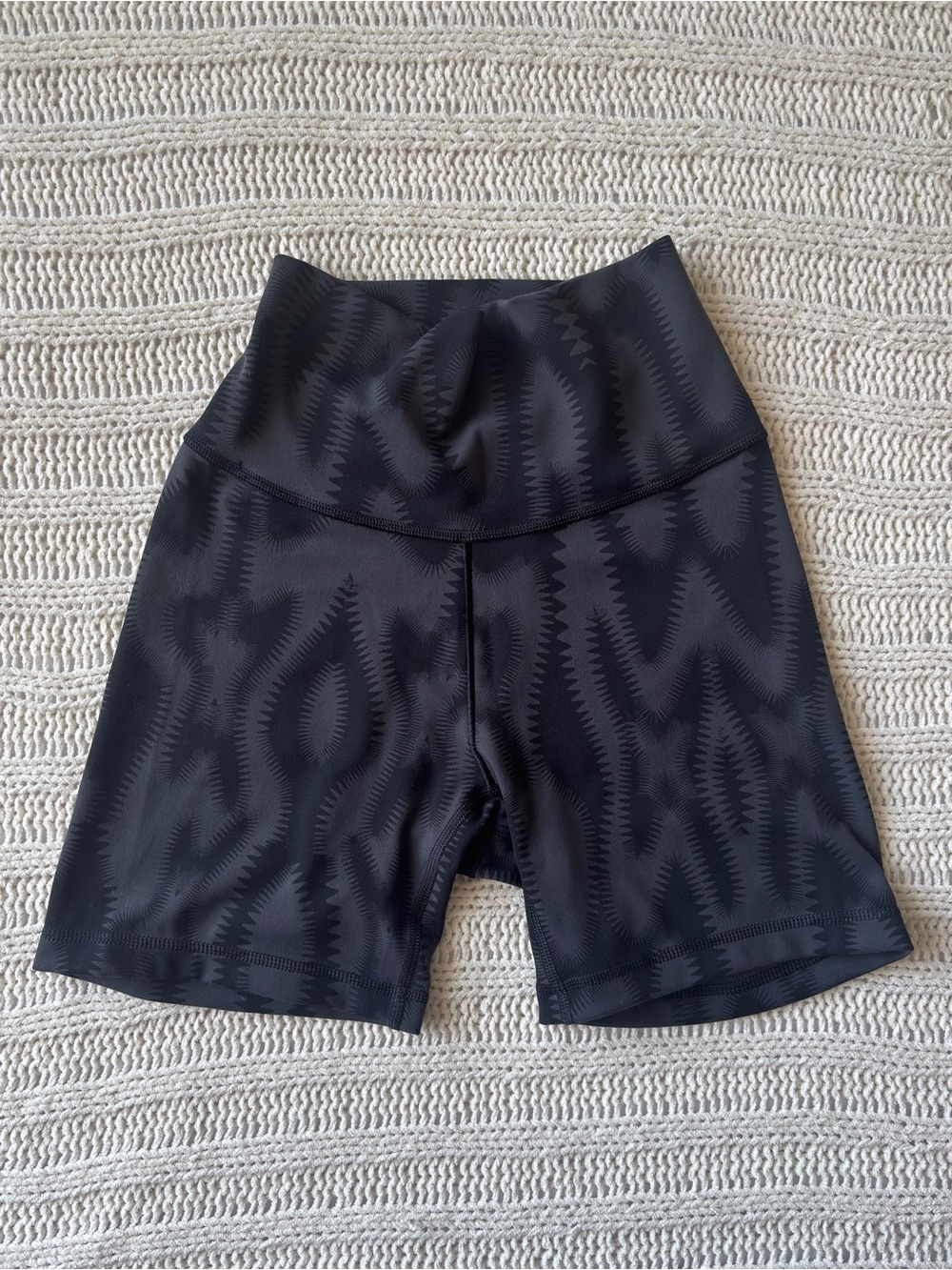 NWT Adidas All Me AOP Short Tights XS Black Carbon